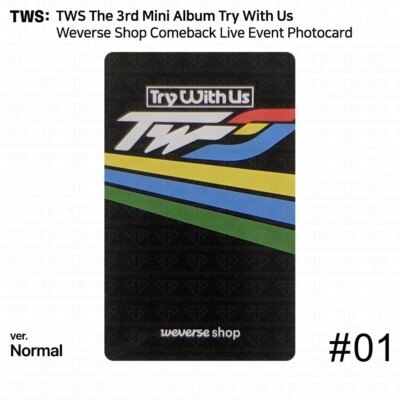 TWS The 3rd Mini Album Try With Us Weverse Shop Comeback
