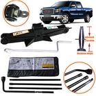 For GMC Sierra 1500 2500 HD Spare Tire Lug Wrench + 2 Ton Scissor Jack Tools Kit