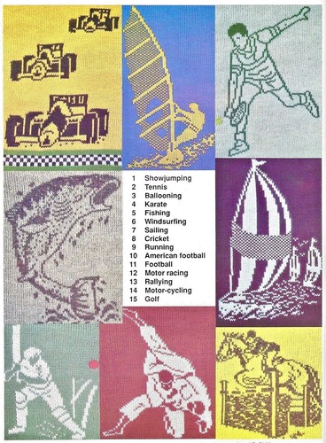 SPORT ELECTRONIC by WENDY PHILLIPS - 15 Large designs for 60 St. Electronic Mach - Picture 2 of 7