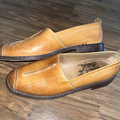Ciro Schiano Belvedere Exclusively Handmade TAN Leather slip  display picture 1
