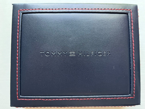 Tommy Hilfiger Leder Bi-Fold Geldbörse & Valet RFID Schutz Farbe Braun NEU - Bild 5 von 5
