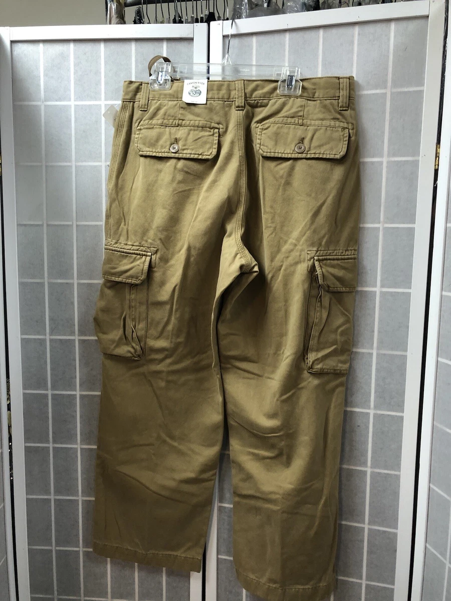 Canyon River Blues Men Pant Cargo Style Tan New With Tags