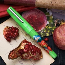 BENU EUPHORIA ROLLERBALL PEN POMEGRANATE BEGINNINGS HAND PAINTED ONLY 50 MADE