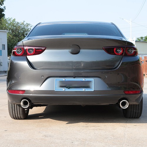 2PCS Fits for Mazda CX-5 2017-2024 Silver Exhaust tube Muffler Tail Pipe Tip - Picture 3 of 5