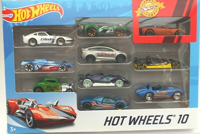 Hot Wheels 10 Spielzeug Maßstab 1:64 Auto Packung Fahrzeug Inhalt variiert 