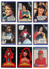 Mork and Mindy lot of 10 trading cards & 11 stickers by Topps