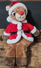 Dan Dee Santa Rudolph The Red Nosed Reindeer 15  Christmas Plush santa Hat Suit