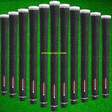Grip One Max Feel Golf Grips Standard Core .600" Round Black/White Set New