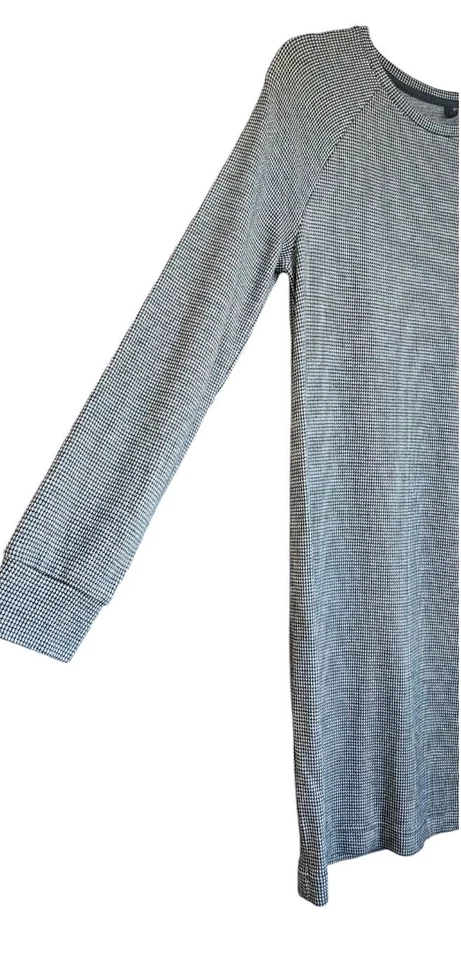 Lou Grey Long Sleeve Dress Soft Womens SMALL Black  - Image 3 of 4