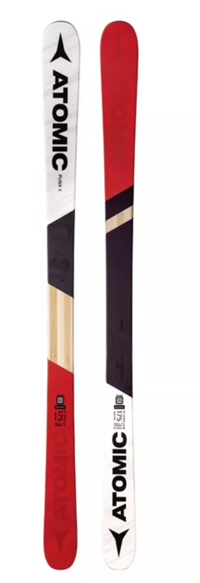 ATOMIC PUNX 5 MENS LIGHTWEIGHT TOURING SKIS 160cm WHITE RED BLUE