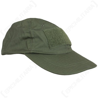 military green baseball cap
