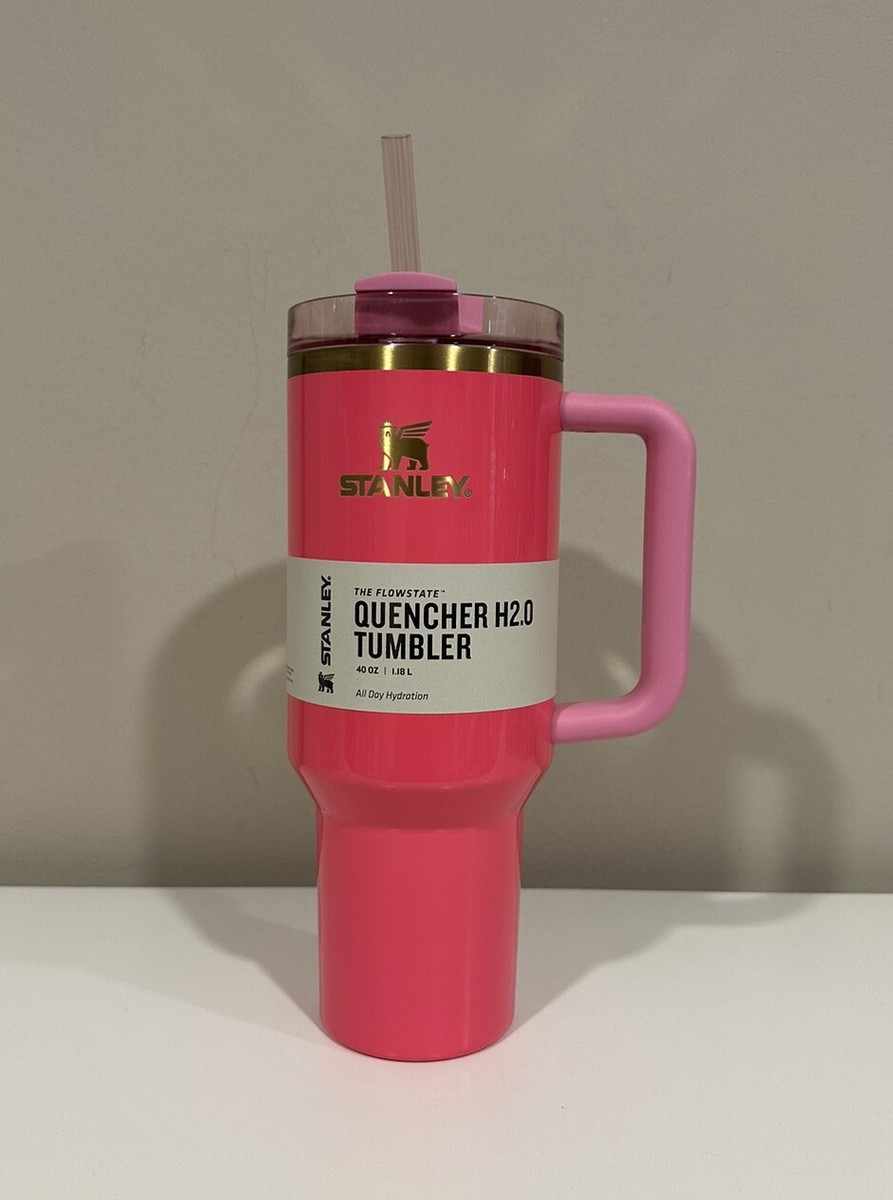 Stanley PINK PARADE Quencher H2.0 Flowstate Tumbler 40oz NEW | eBay