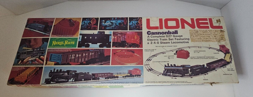 LIONEL CANNONBALL TRAIN SET 07084 027 GAUGE Incomplete Cars and Tracks