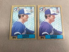  1987 Topps Baseball Card #698 Ernie Whitt Toronto Blue Jays NMMT Free Shipping!