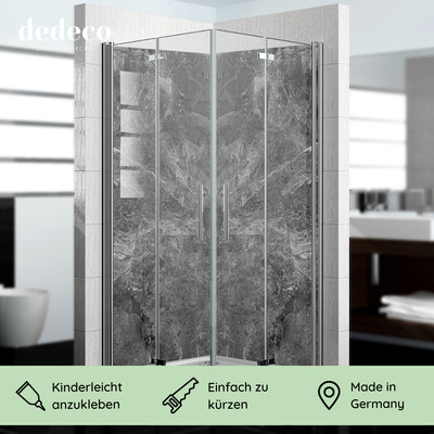 Aluminium Duschrückwand Fliesenersatz Bad Dusche Rückwand fugenlos Marmor Bild