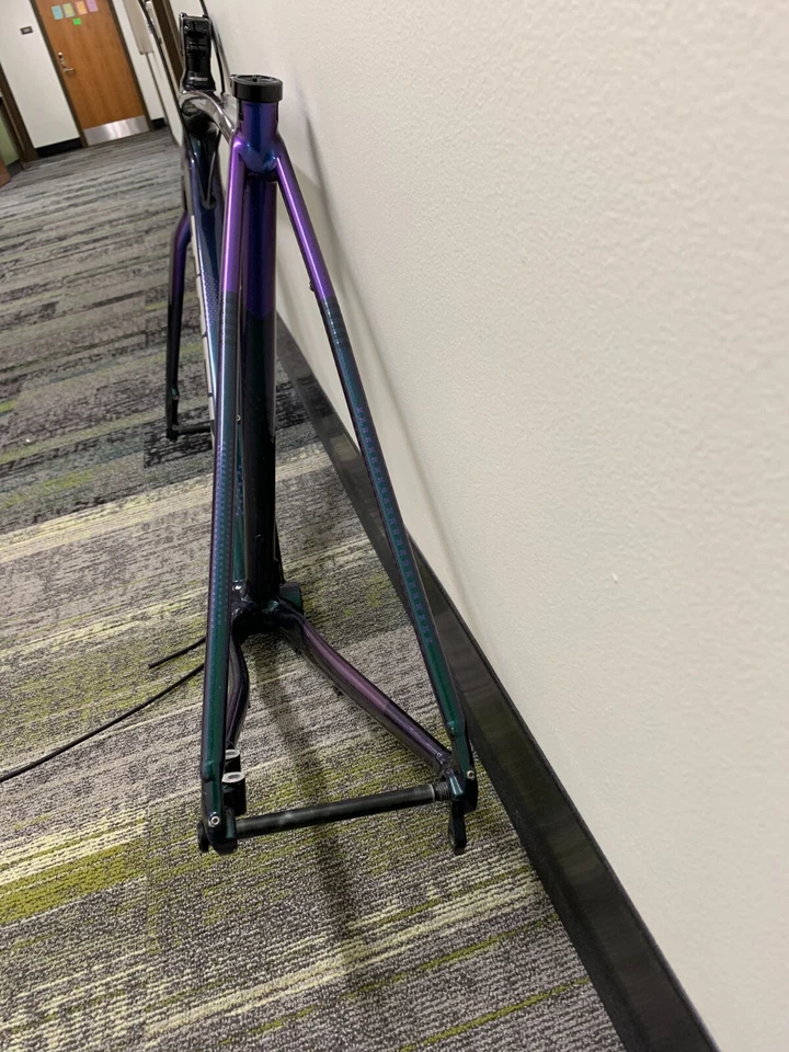 Trek Crockett Disc Frameset Cyclocross 56cm Emerald Iris/Purple Phaze - Image 2 of 4