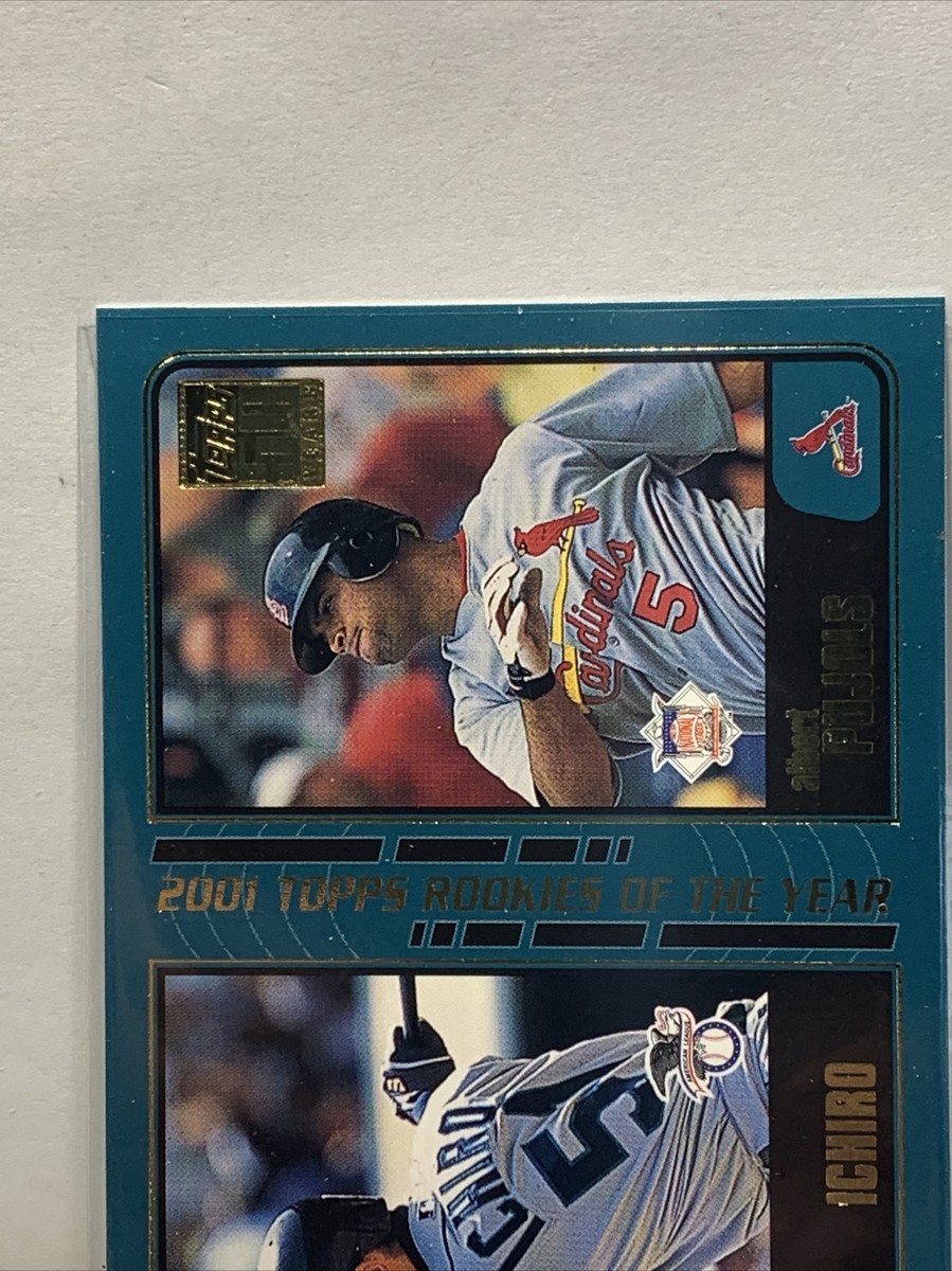 その他 MLB ichiro&pujols rookiecard !!!!!chrome 2001 Topps Chrome Trade Ichiro Albert & Pujols Rookie Card