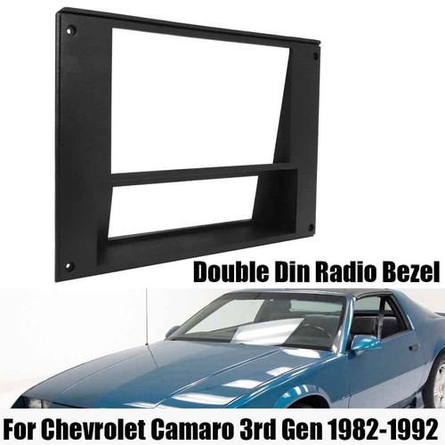 For 3rd Gen Camaro Chevrolet 82-92 Double Din Radio Bezel reversed HVAC controls - Picture 1 of 8