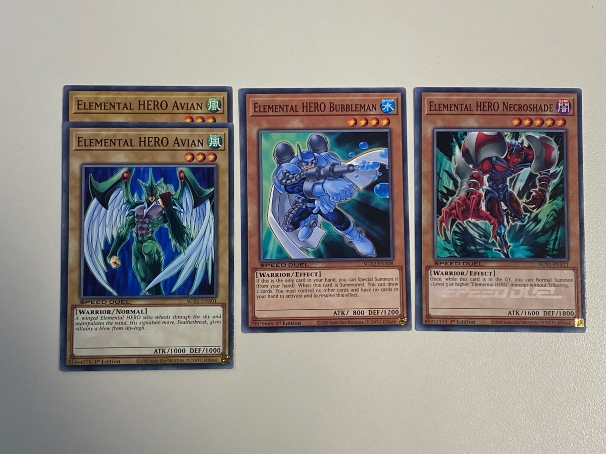 Yugioh Jaden Yuki - Elemental Heroes Speed Deck Avian Nova Poly