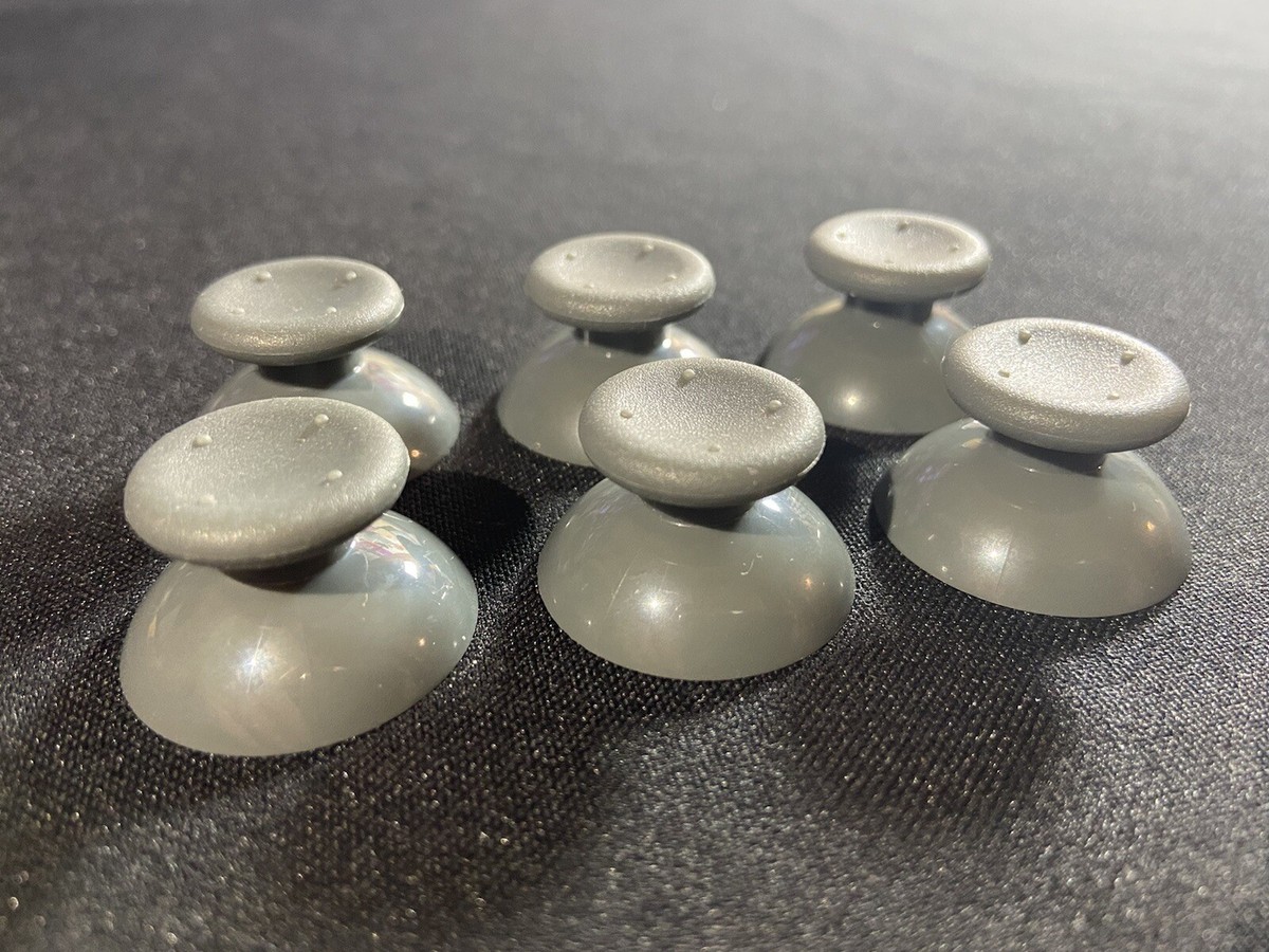 Lot De 4 Sticks Analogiques De Rechange Pour Manette Xbox 360 - Couleur Gris - Neuf Sous Blister
