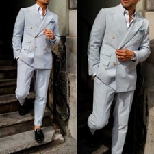 Men's Suit Regular Fit Formal Occasions Business Casual Wedding Party 2 Pcs