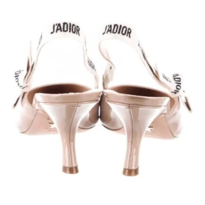 CHRISTIAN DIOR: J'Adior Patent Leather Slingback Pumps - US