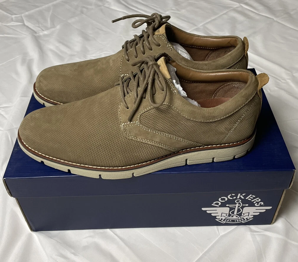 dockers nathan dress casual oxford leather shoe taupe