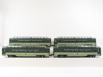 #ad Lionel 6 19166 Northern Pacific Vista Dome 4 Car Set LN $260.00