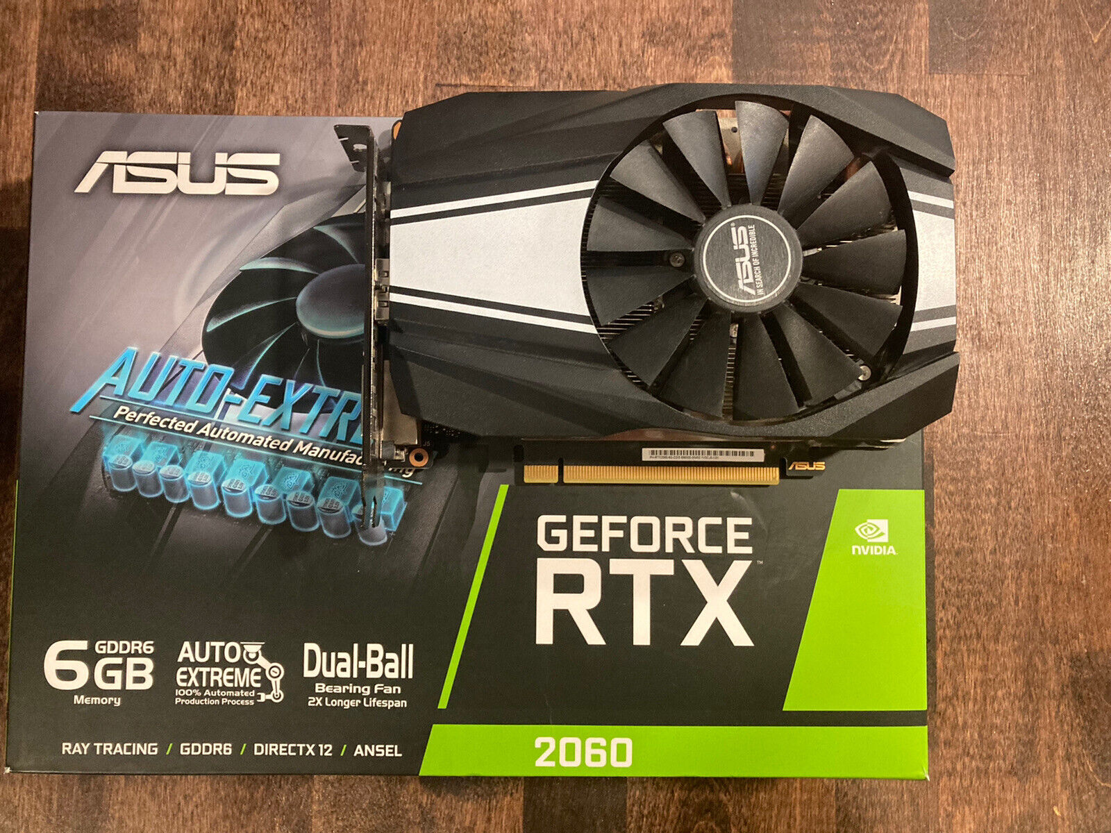 Landsdækkende tidligere Tilsvarende ASUS PH-RTX2060-6G 192bit GDDR6 Phoenix GeForce Graphics Card 192876252703  | eBay