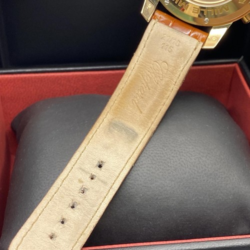 Montre chronographe Chopard Mille Miglia 44 mm or jaune fendue seconde 16/1261 - Photo 9 sur 11