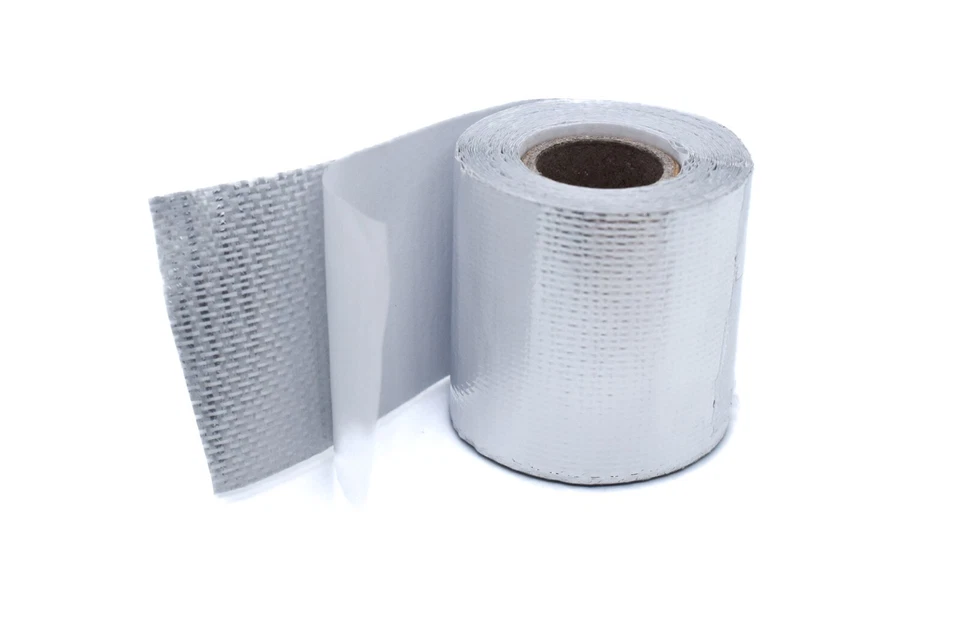 5m x 50mm Silber Hitzeschutz Isoliertape selbstklebend Klebeband reflektierend - Bild 2 von 4