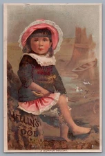 1800s Victorian Trade Card Mellin's Food Boston, Mass QUACK MED 0192