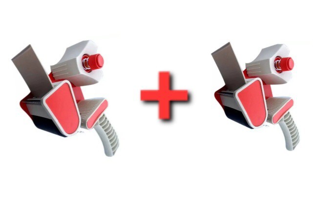 2 pieces Heavy duty tape dispenser TIGER TOUGH Box sealing