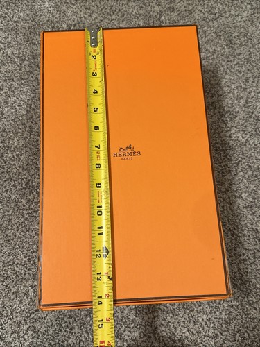 Authentic Hermes Scarf Box Empty 14 1/2” x 8 1/2” Box Only - Picture 3 of 8