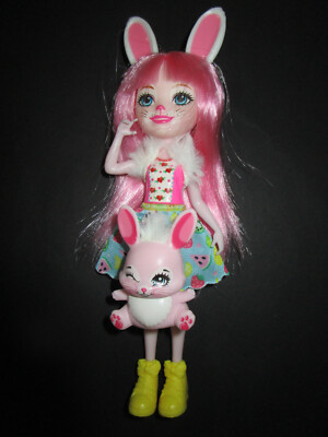 B311)SÜSSE ALTE ENCHANTIMALS DOLL NEW SIGNATURE BREE BUNNY UND TWIST MATTEL 2018