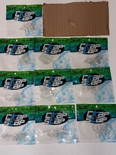 10 Packs Cast Cray Crap Slap Mini Grub 1" Rad Shad