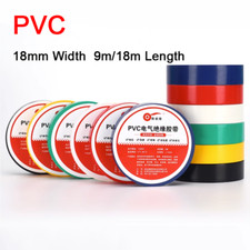 PVC Electrical Insulation Tape Insulating Flame Retardant Multi-color Tape 9/18m