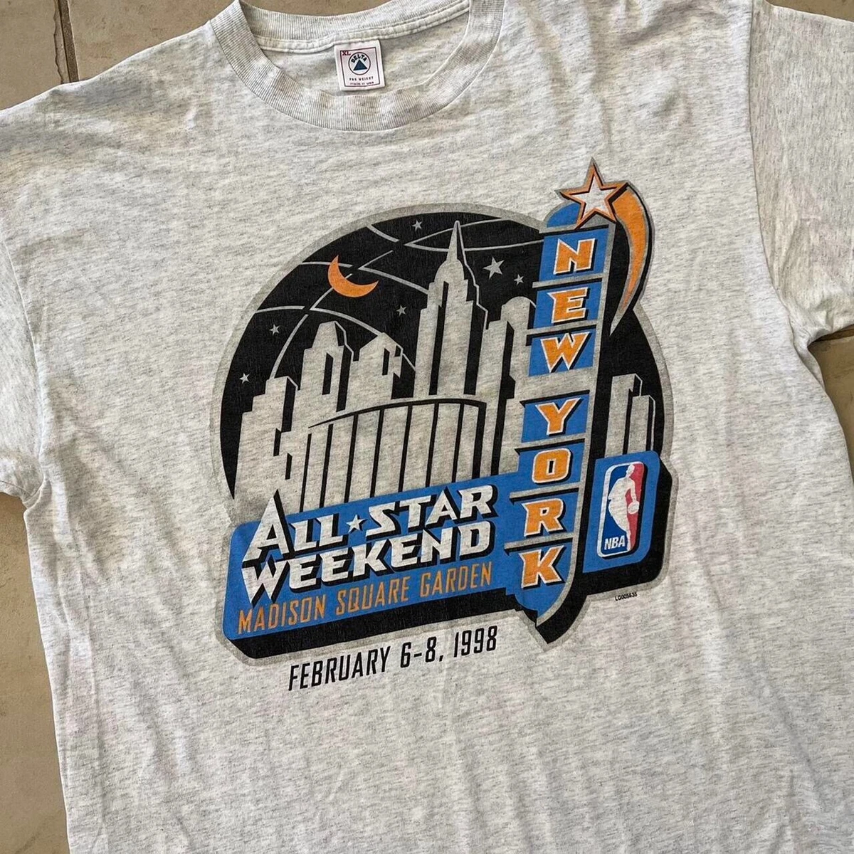 Vintage 1998 NBA All Star Game NY Knicks Garden TShirt | eBay