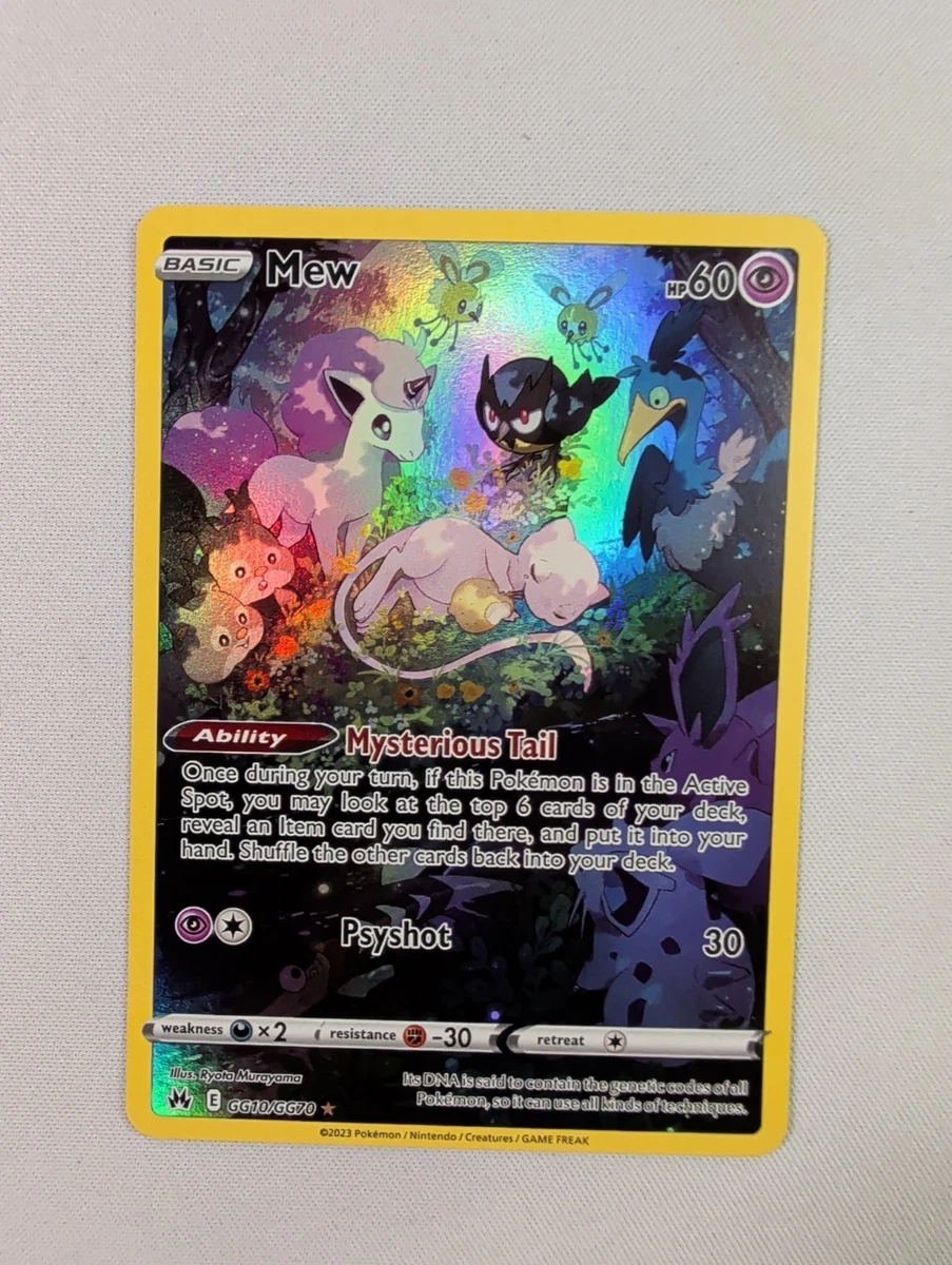 Mew GG10/GG70 Crown Zenith: Galarian Gallery Just Listed 2026