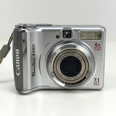 Tested   Canon PowerShot A560  Digital Camera Compact Silver 4x Zoom