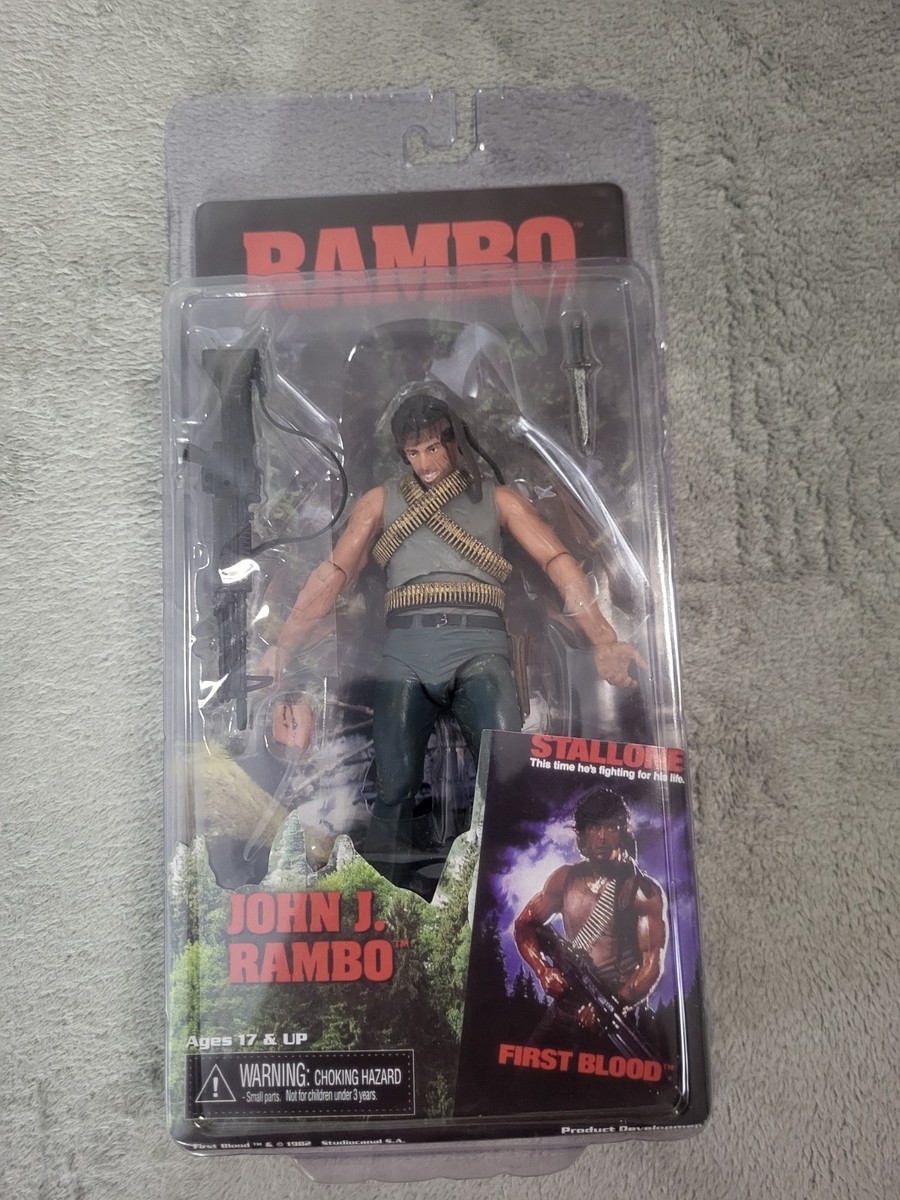 NECA Rambo/ First Blood/ John J Rambo/ Sylvester Stallone | eBay