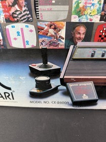 Atari Video Computer System CX-2600A Console w/ Controllers Untested. No Games