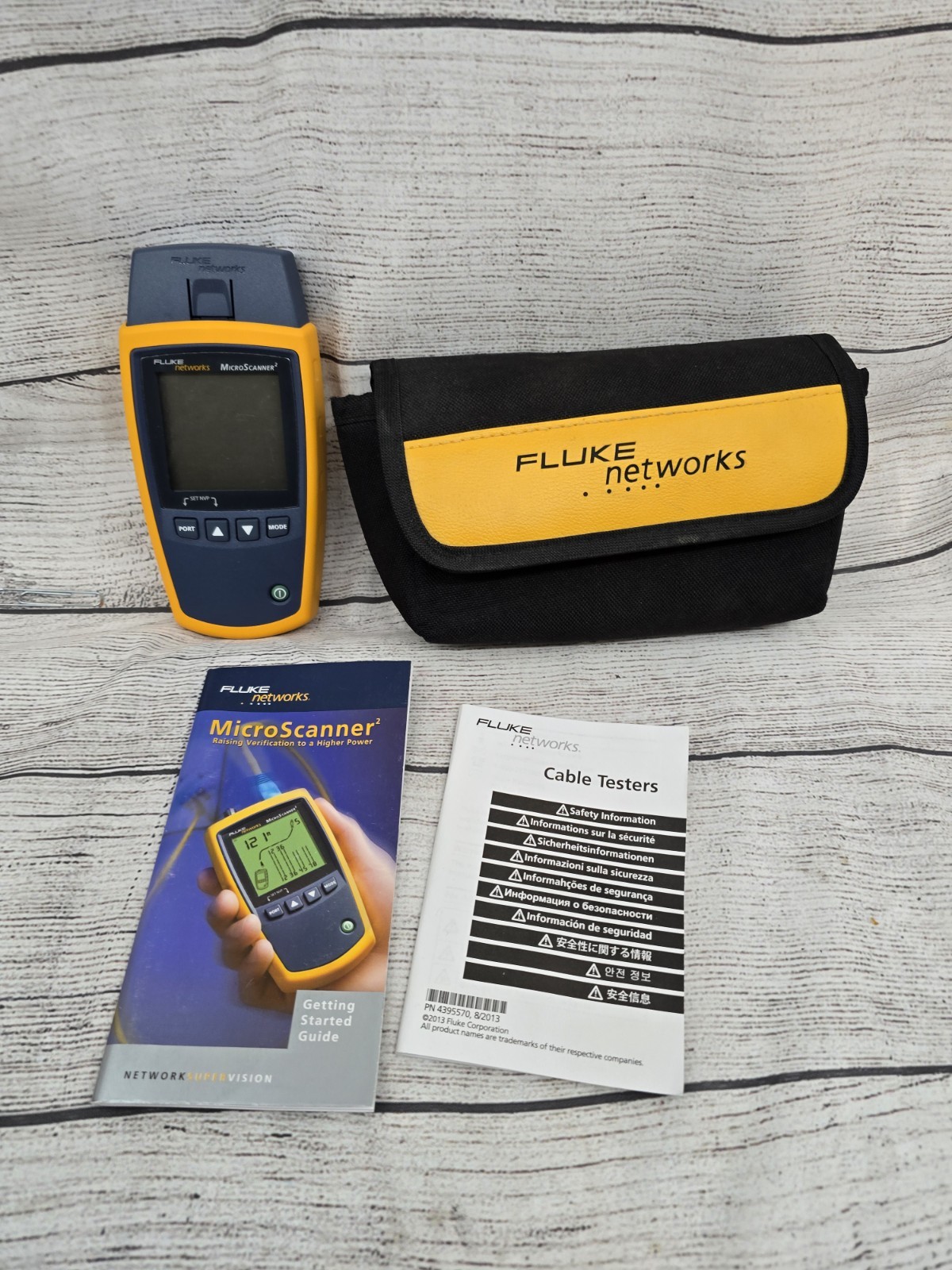 Microscanner2 Fluke Networks Microscanner2 MS2-100 Cable Verifier - Cat5/Cat6/Coax ...