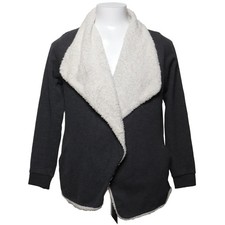 Amisu, Strickjacke, Herren, Größe: S, Grau/Weiß, Baumwolle/Polyester #bTE