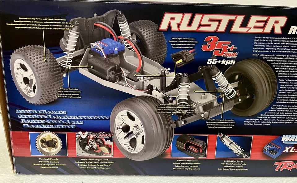 Traxxas Rustler con $ batería y cargador $ sin precio base Foto 3 de 4
