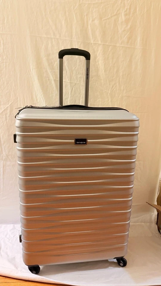 New Samsonite Uptempo Lux Hard side Large Spinner Luggage Silver 29" Suitcase - Image 3 of 4