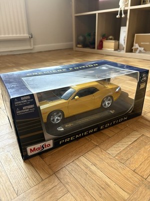 Dodge Challenger 2006 Maisto 1:18 Diecast Modellauto, orange boxed, selten