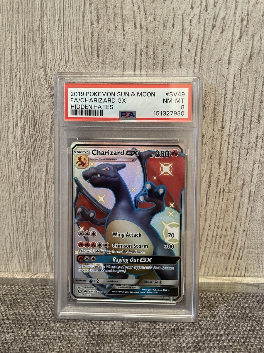 Pokémon 2019 Charizard GX SV49/SV94 Hidden Fates Shiny Holo Rare