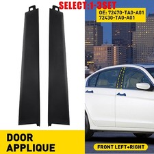 Front Door Pillar Molding Black For Honda Accord 2008 2009 2010 2011 - 2013 2-6x Front Door Pillar Molding Black For Honda Accord 2008 2009 2010 2011 - 2013 2-6x