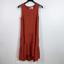 Nicole miller sleeveless hi low midi dress size large